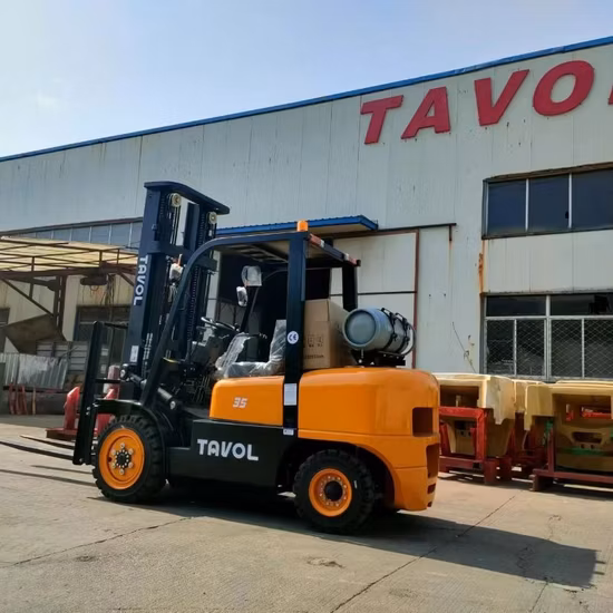 Empilhadeira a gás GLP de 3,5 toneladas