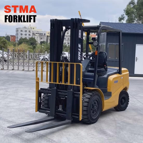 Stma 4ton 4t Empilhadeira a diesel com deslocador lateral e posicionador de garfo