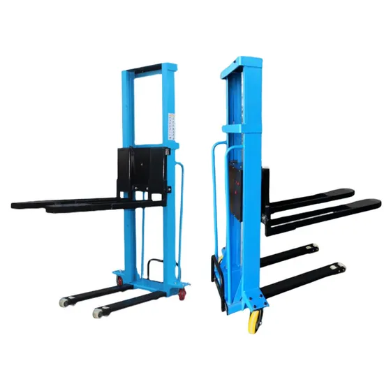 Empilhadeira de controle remoto sem fio portátil de 0,5 toneladas 1 tonelada empilhadeira hidráulica pequena empilhadeira elétrica