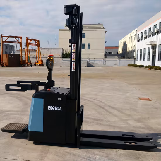 Empilhador de paletes elétrico totalmente automático hidráulico de 2000kg