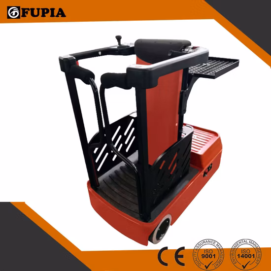 Seletor de pedidos elétrico de plataforma de escada de bateria para armazém